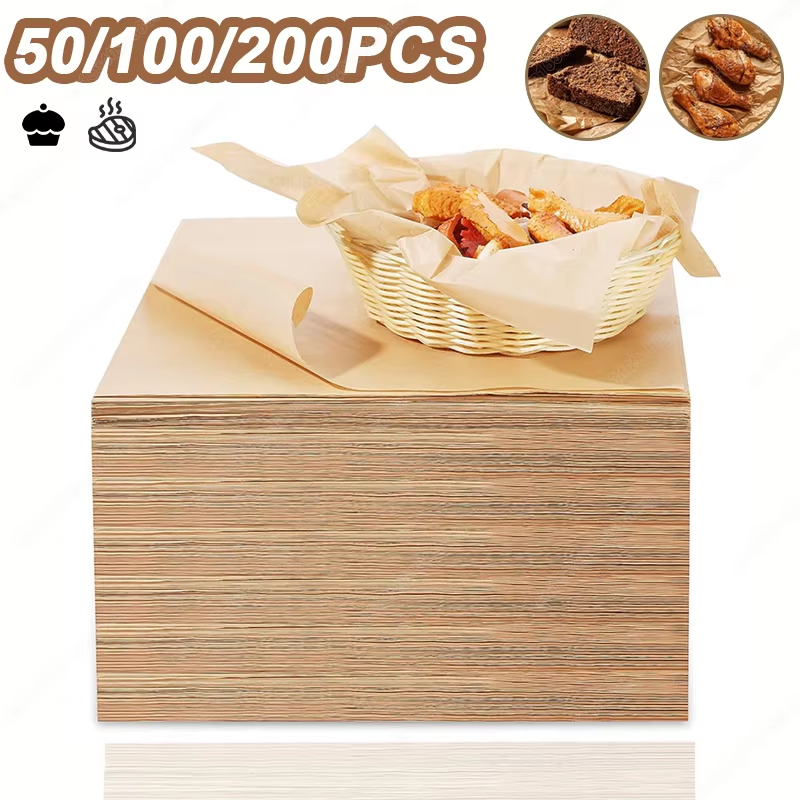 Kitchen Equipment For Baking - 50/100/200PCS Baking Paper Parchment Baking Sheet