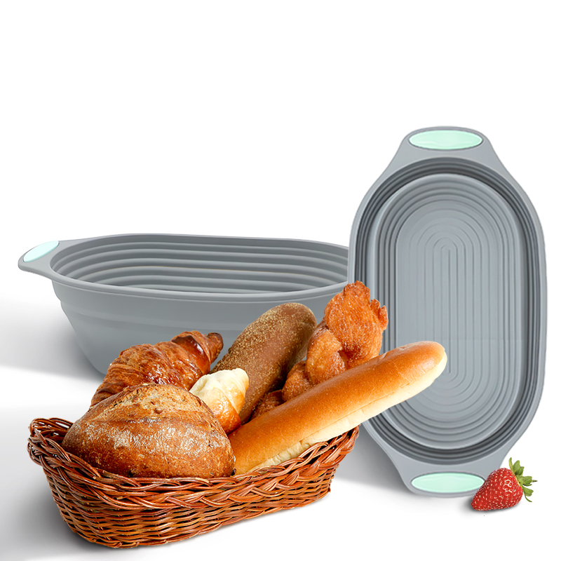 Kitchen Equipment For Baking - 1PC Silicone Foldable Banneton Bread Proofing