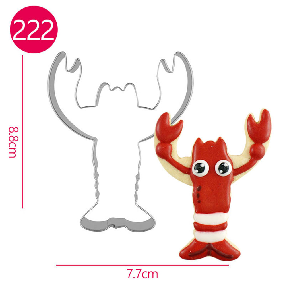 4pcs Lobster Shape Cookie Cutt - Kitchen Design For Baking 评论和价格