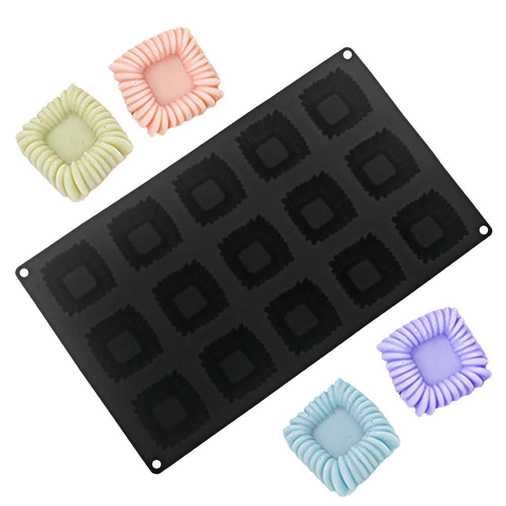 15-Cell Square Coil Texture De - Kitchen Design For Baking 评论和价格