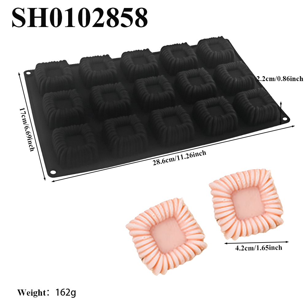 15-Cell Square Coil Texture De - Kitchen Design For Baking 评论和价格