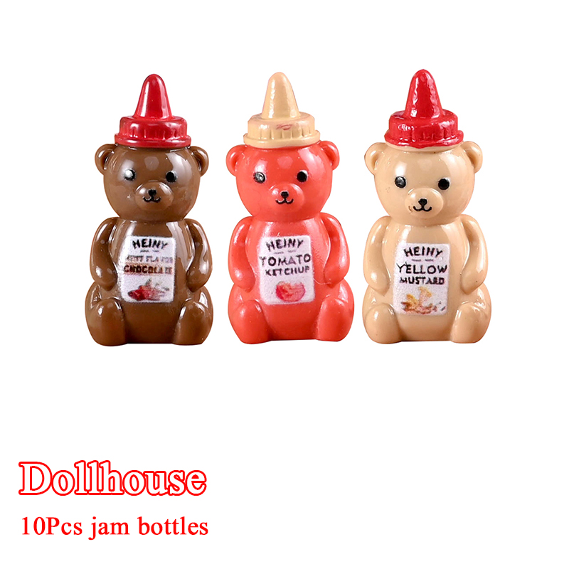 10Pcs 1/12 Dollhouse Simulated - Kitchen Baking Storage 评论和价格