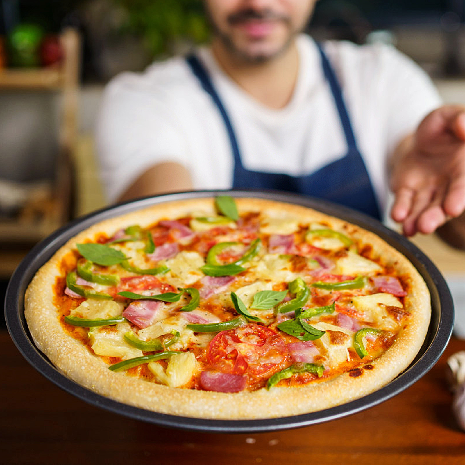 Round Pizza Pan Carbon Steel N - Kitchen Oven Baking Pans 评论和价格