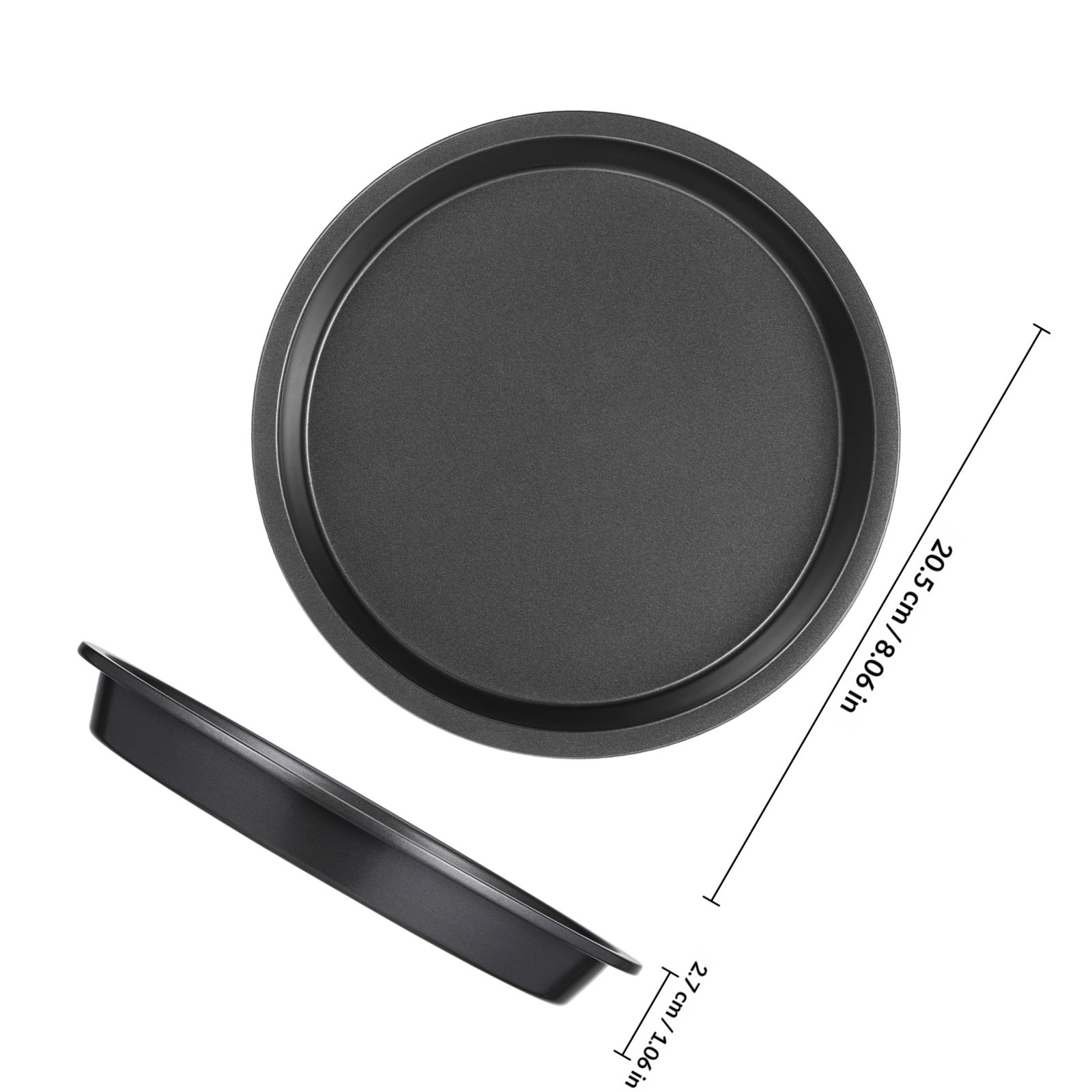 Round Pizza Pan Carbon Steel N - Kitchen Oven Baking Pans 评论和价格