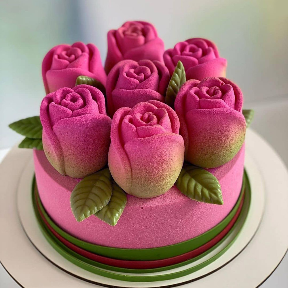 Valentine's Day 15-Cell Rose B - Kitchen Design For Baking 评论和价格