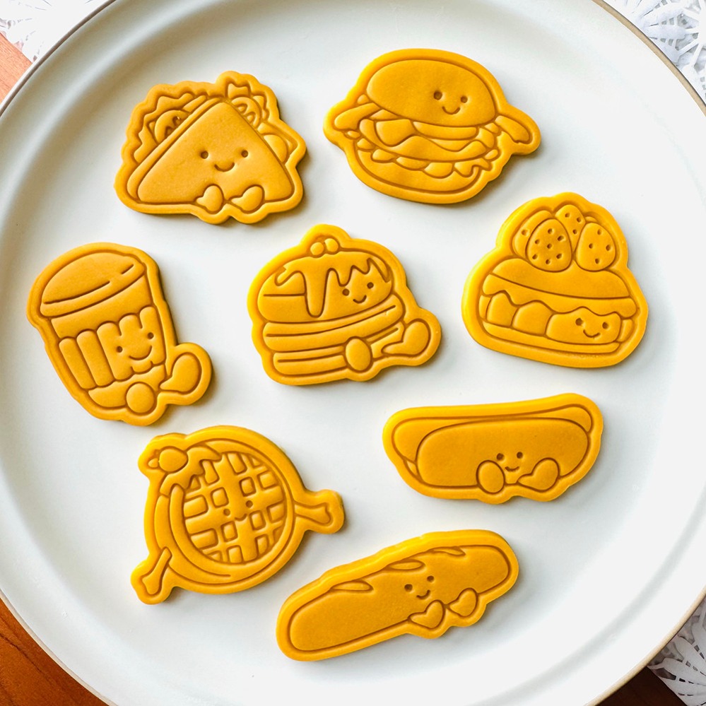 Cute Burger Sandwich Cookie Cu - Kitchen Equipment For Baking 评论和价格