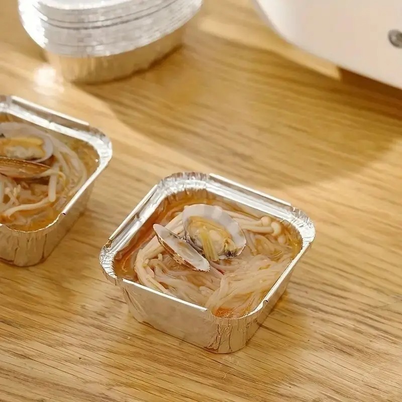 20/40Pcs Square Disposable Alu - Kitchen Oven Baking Pans 评论和价格
