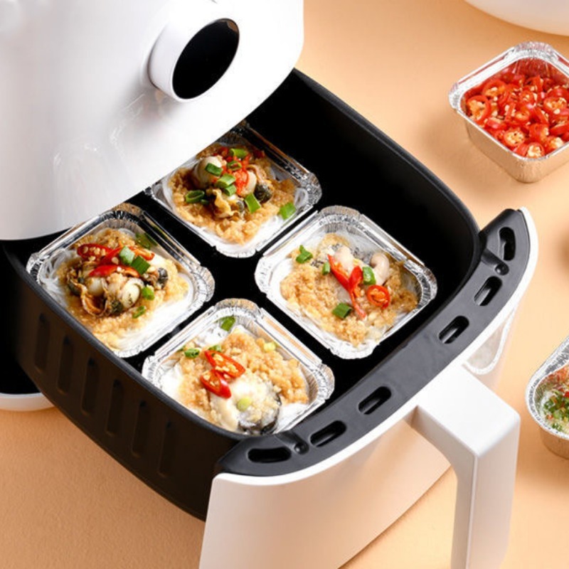 20/40Pcs Square Disposable Alu - Kitchen Oven Baking Pans 评论和价格