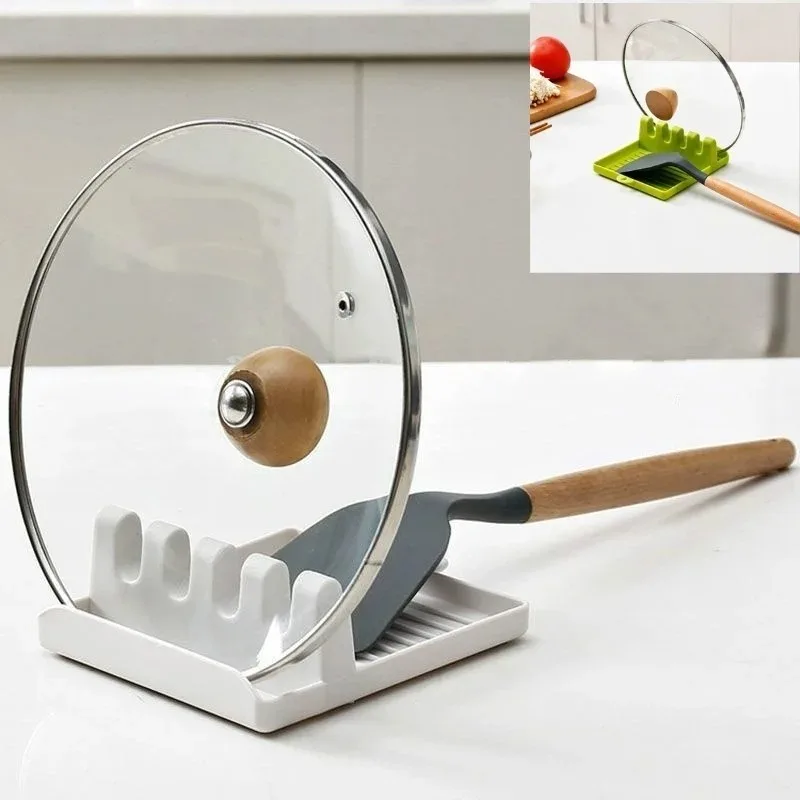 Pan Lid Holder Supports Spoons - Kitchen Baking Pan Organizer 评论和价格