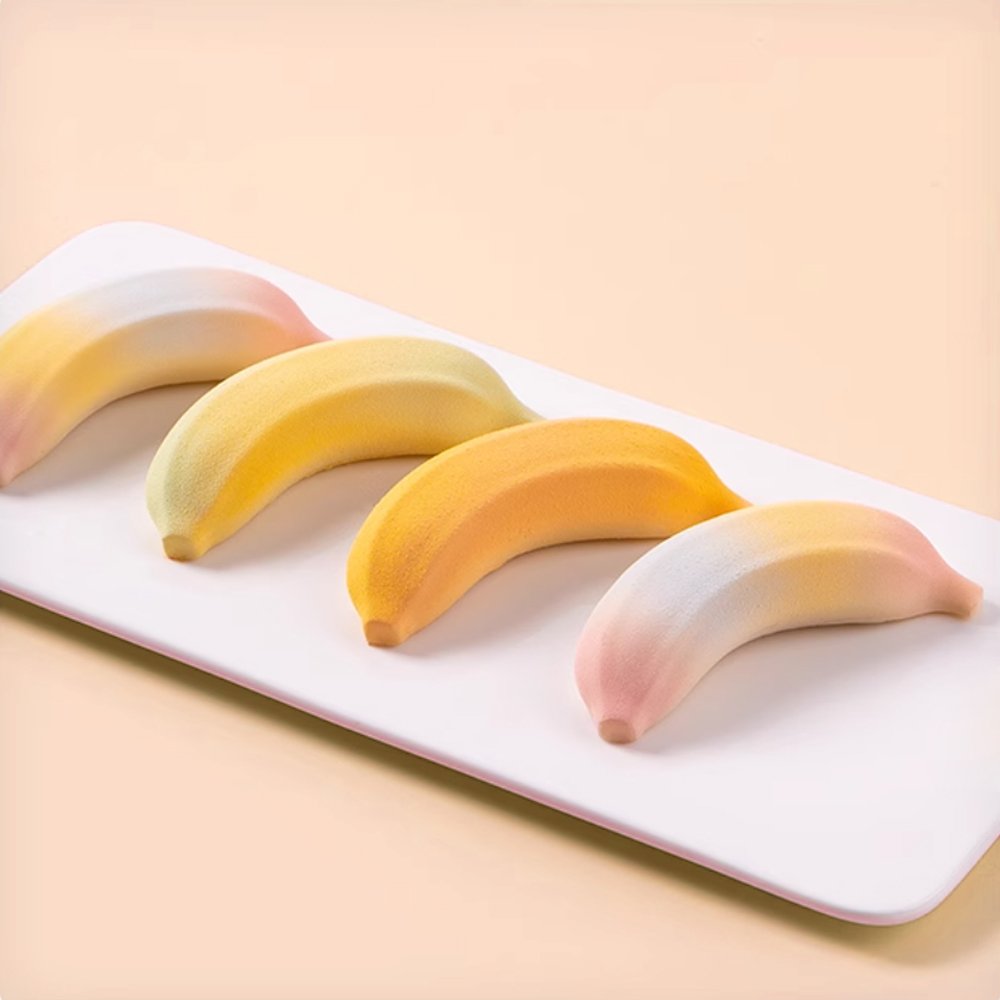 6 or 12 Cells Banana Design Si - Kitchen Design For Baking 评论和价格