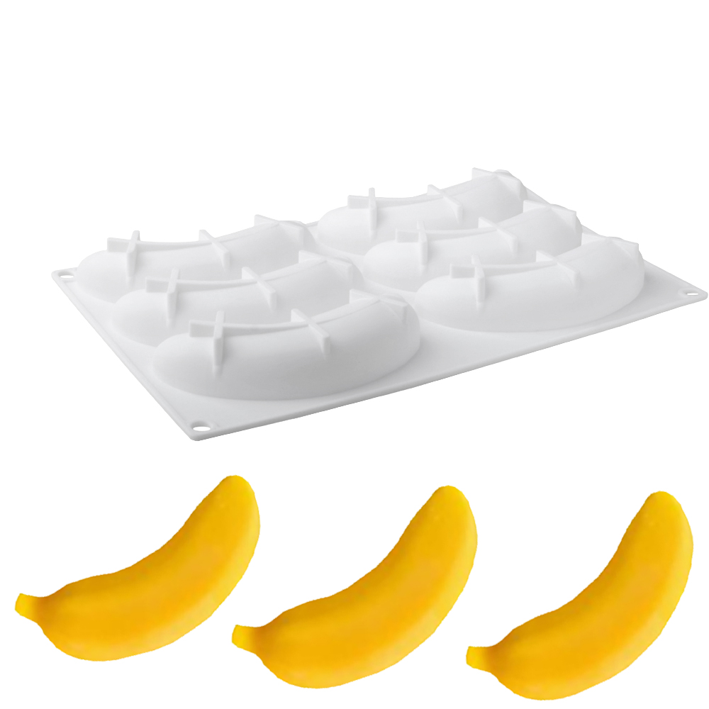 6 or 12 Cells Banana Design Si - Kitchen Design For Baking 评论和价格