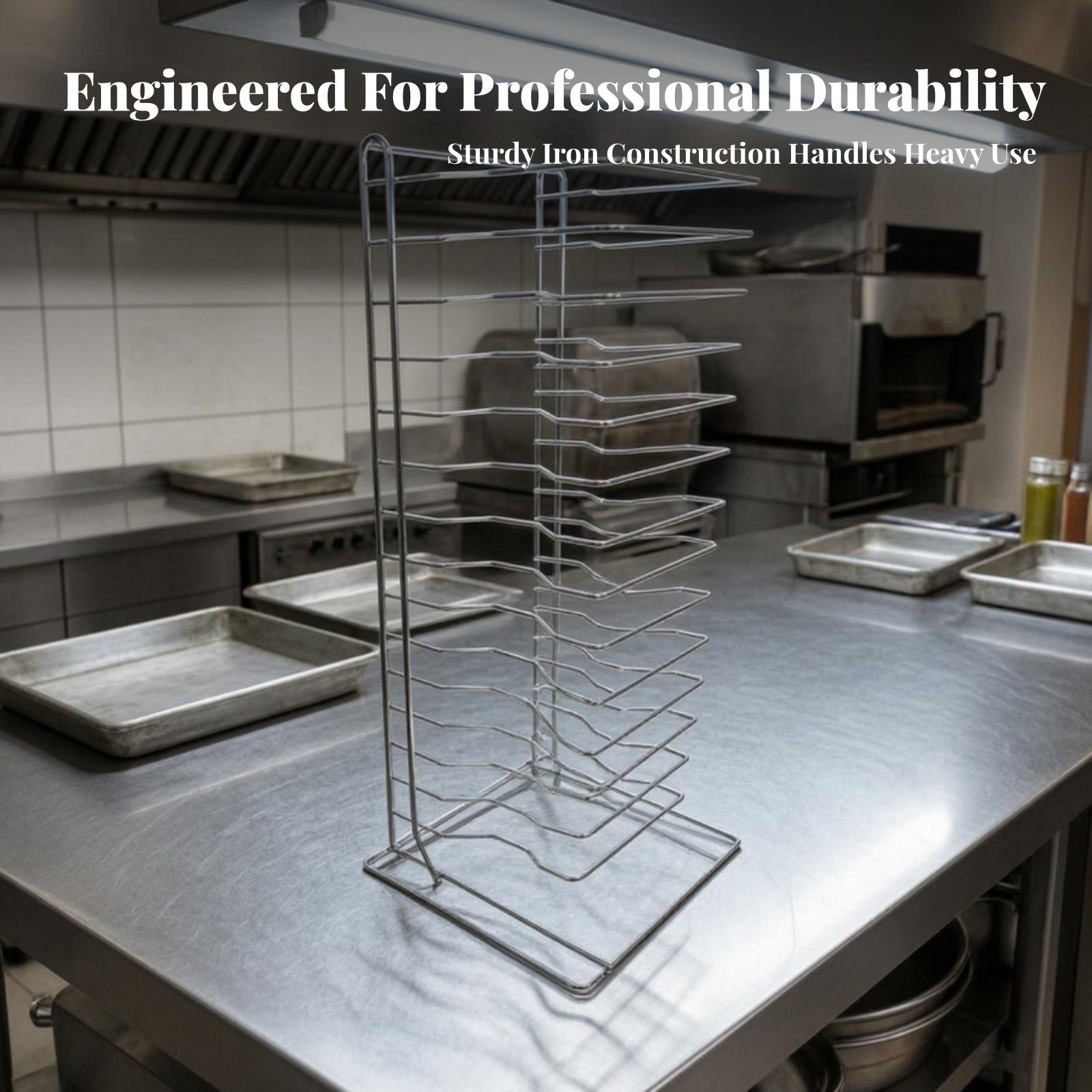 Vertical Pizza Cooling Rack fo - Kitchen Baking Pan Organizer 评论和价格