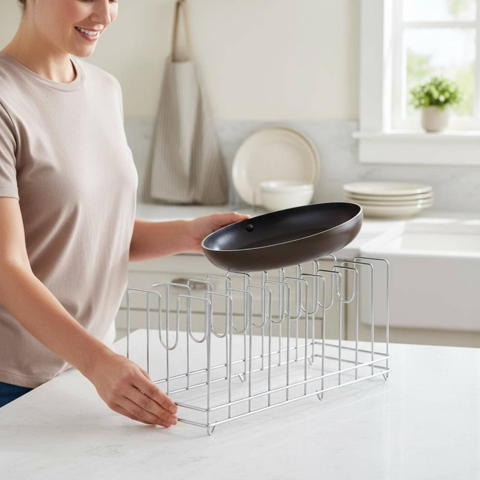 Vertical Kitchen Shelf Rack fo - Kitchen Baking Pan Organizer 评论和价格