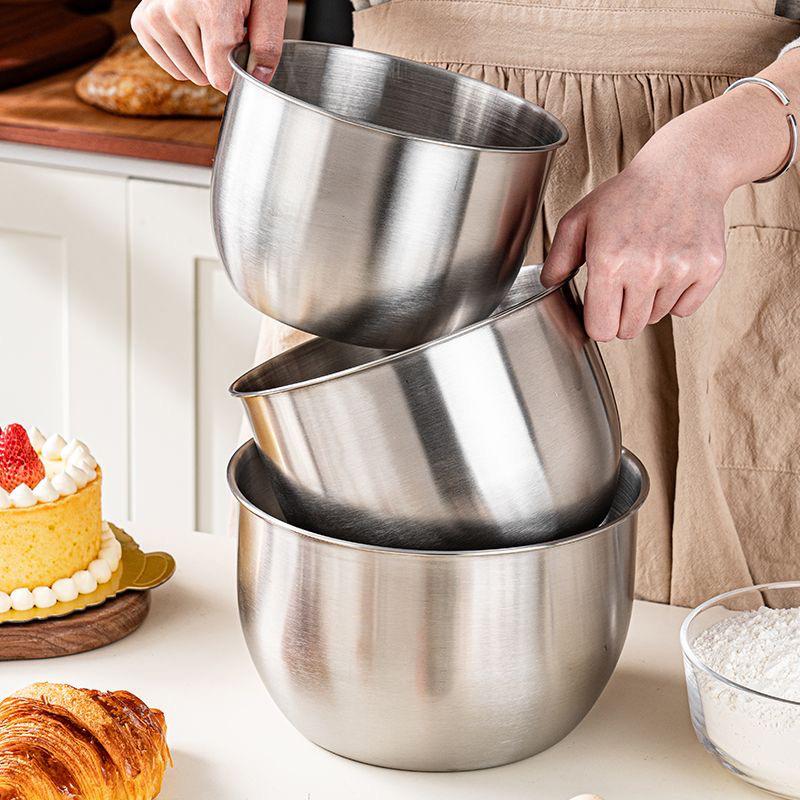 1Pc Stainless Steel Mixing Bow - Kitchen Design For Baking 评论和价格