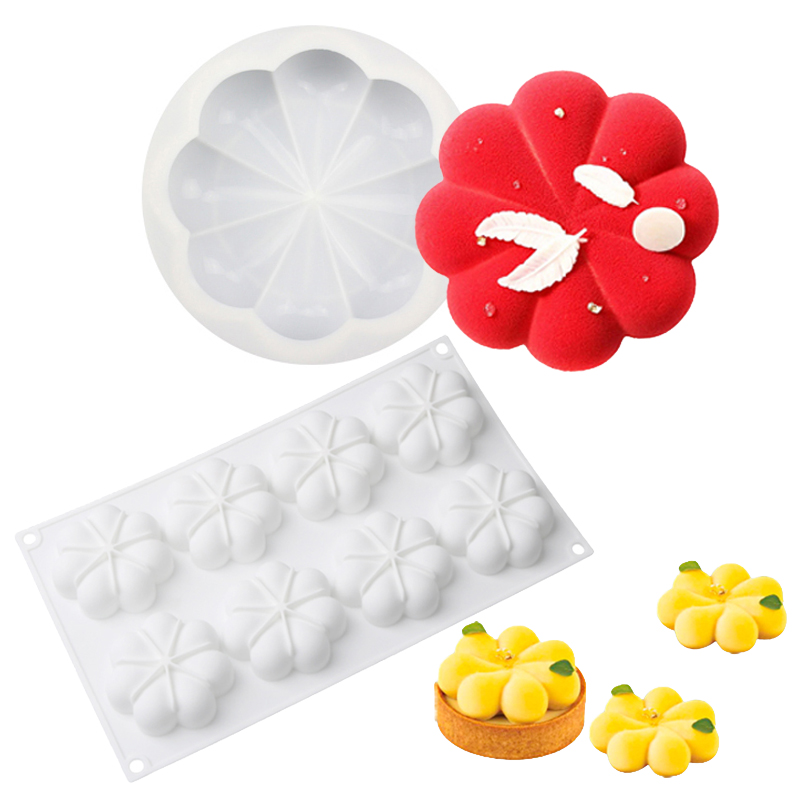 1 or 8 Cells Flower Petal Desi - Kitchen Design For Baking 评论和价格