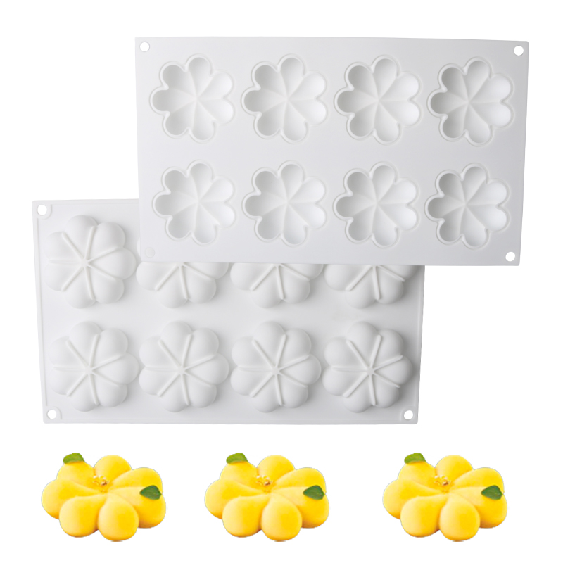 1 or 8 Cells Flower Petal Desi - Kitchen Design For Baking 评论和价格