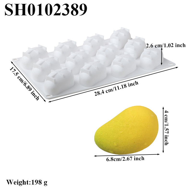 3D Mango Design French Fruit M - Kitchen Design For Baking 评论和价格