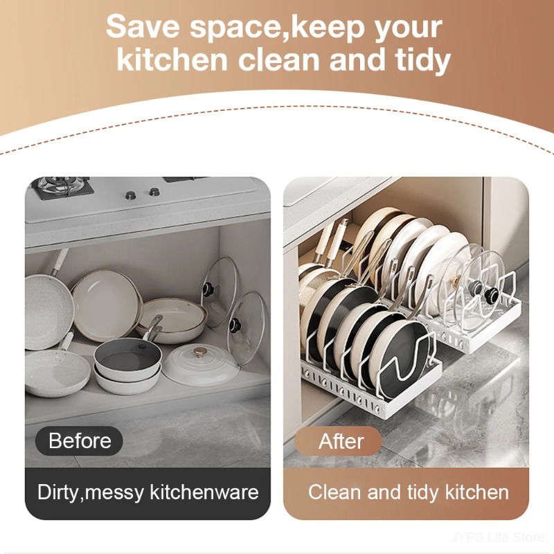 Hot SaleMultifunctional Pull-o - Kitchen Baking Pan Organizer 评论和价格