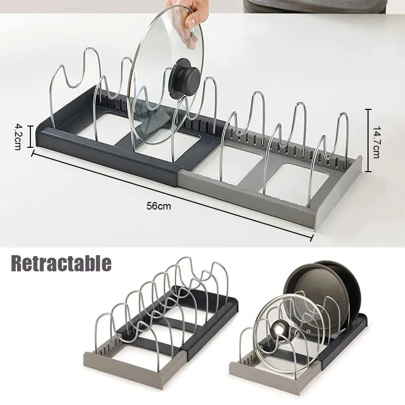 Expandable Stainless Steel Sto - Kitchen Baking Pan Organizer 评论和价格