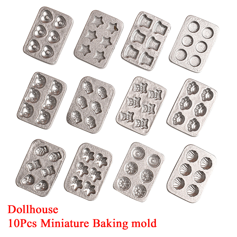 10pcs Doll House Miniature Min - Kitchen Baking Area 评论和价格