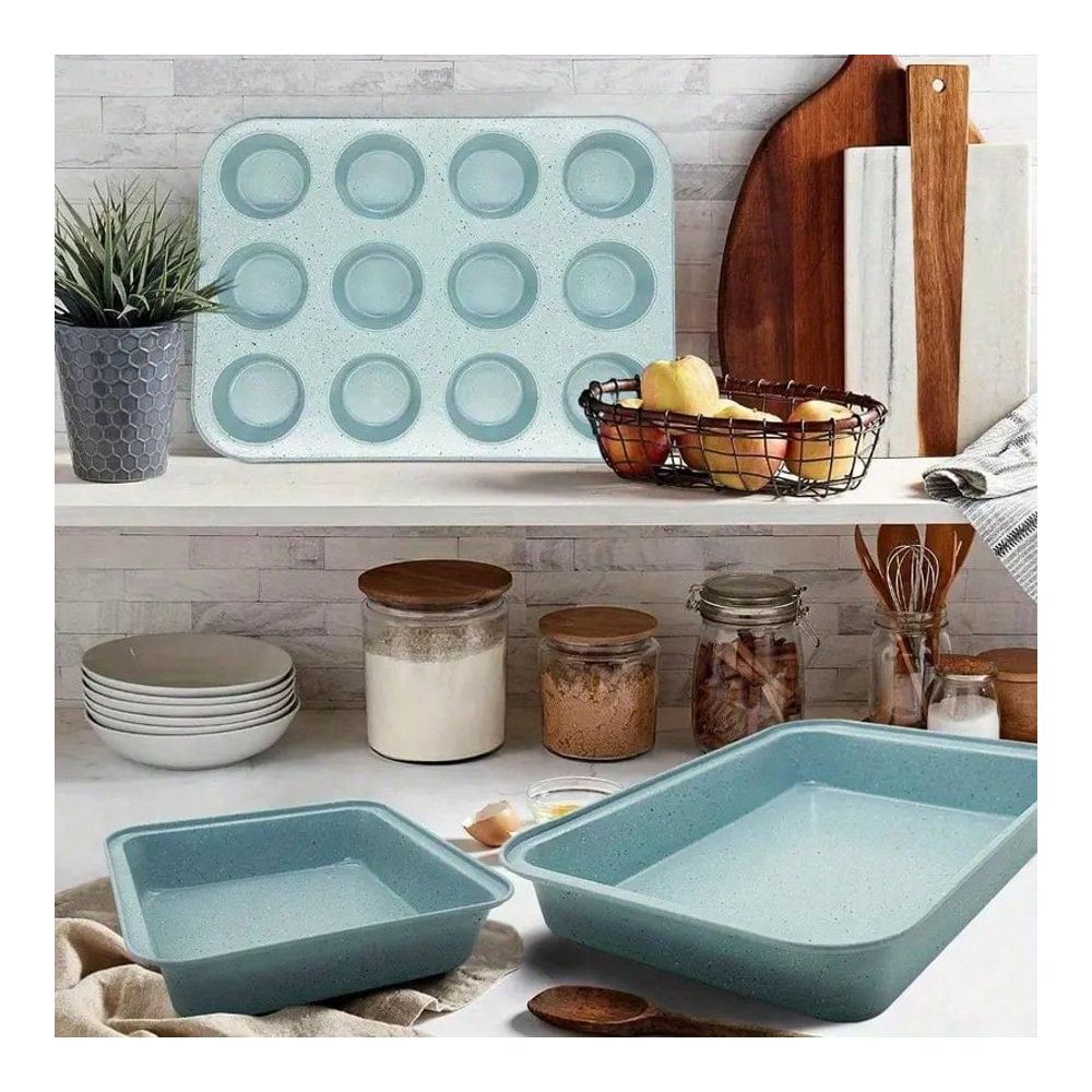 10 Piece Bakeware Set, NonStic - Kitchen Baking Set 评论和价格