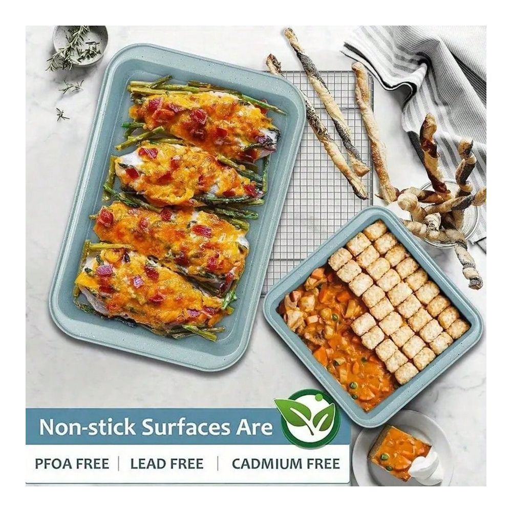10 Piece Bakeware Set, NonStic - Kitchen Baking Set 评论和价格