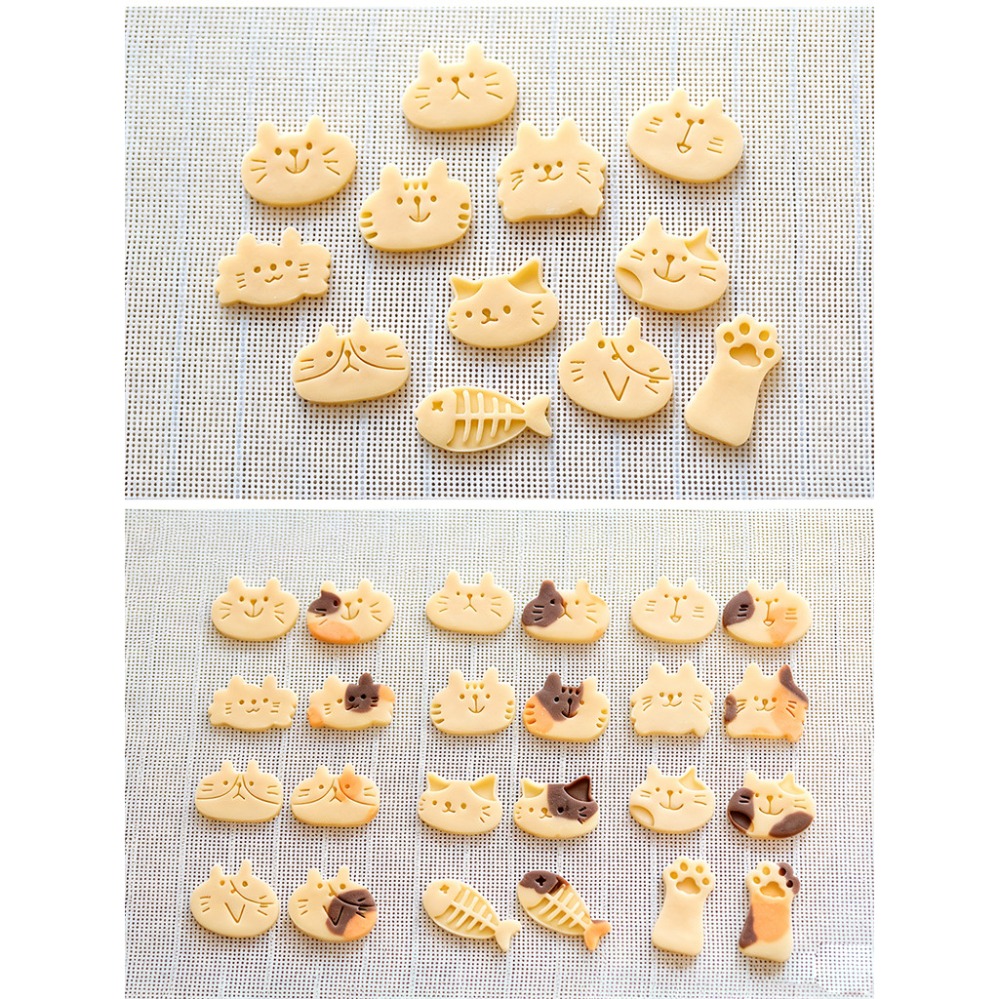 Cute Kitten DIY Stamp Cookie C - Kitchen Equipment For Baking 评论和价格