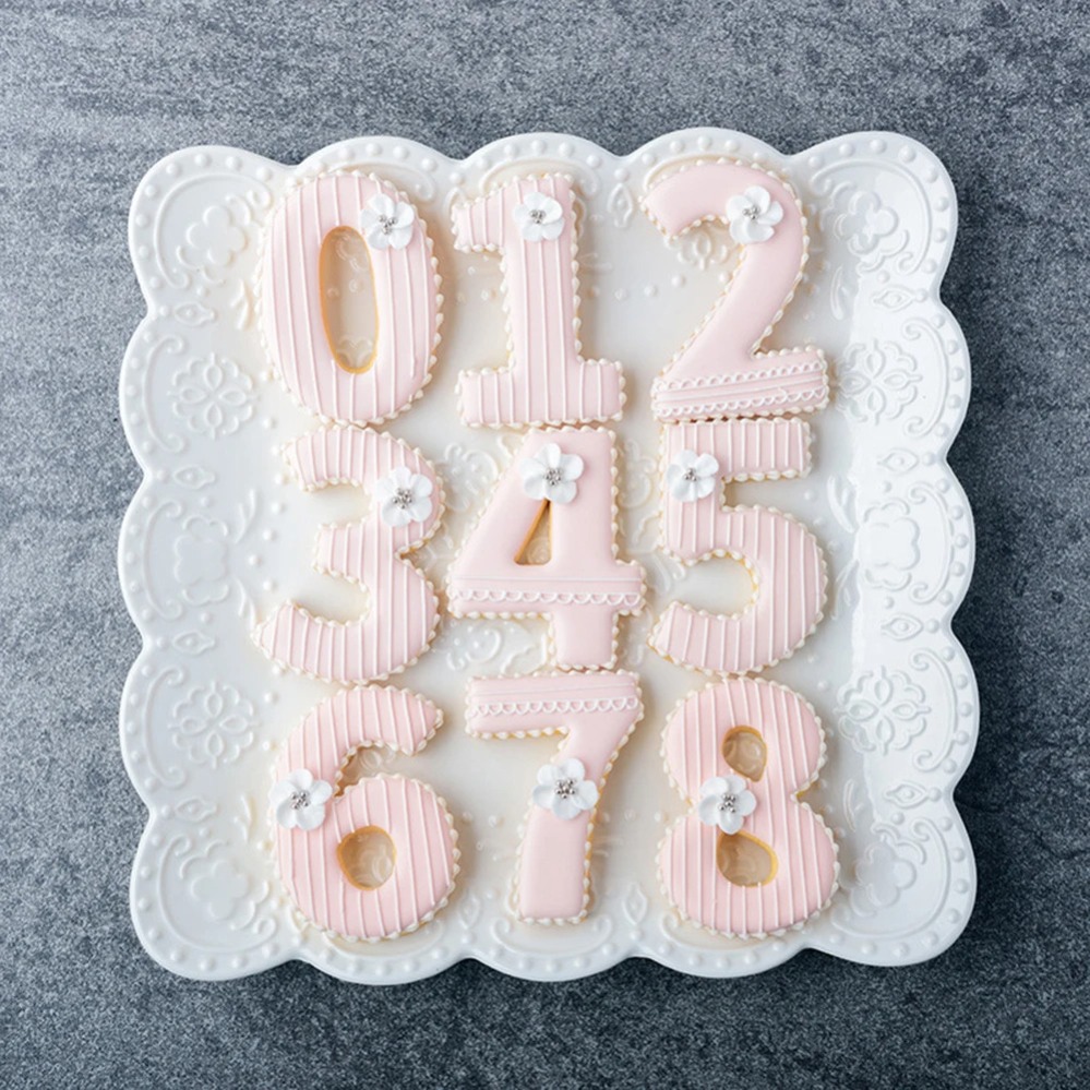 Large Numbers Cookie Cutters B - Kitchen Equipment For Baking 评论和价格