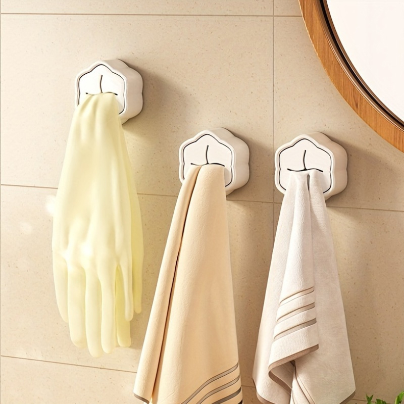 6PCS Self Adhesive Towel Holde - Kitchen Baking Storage 评论和价格