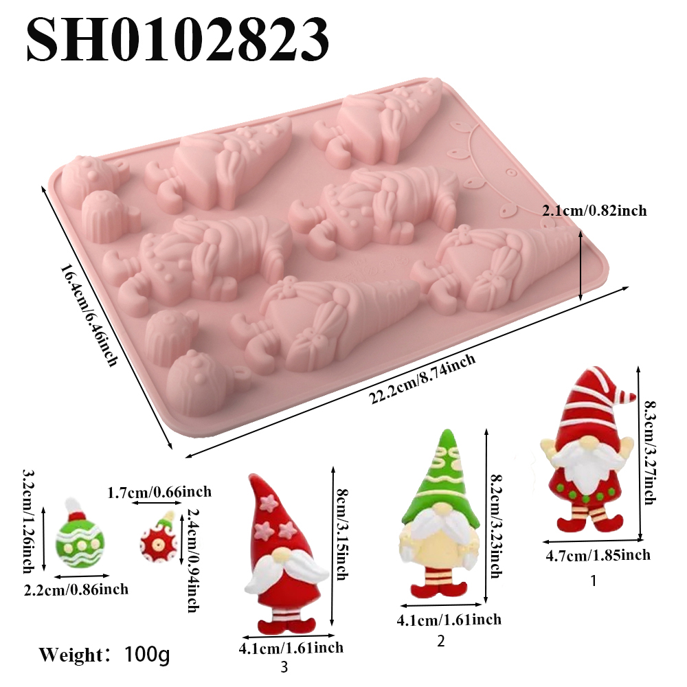 Christmas Element Silicone Cho - Kitchen Design For Baking 评论和价格