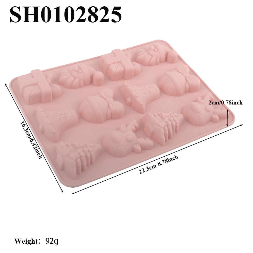 Christmas Element Silicone Cho - Kitchen Design For Baking 评论和价格