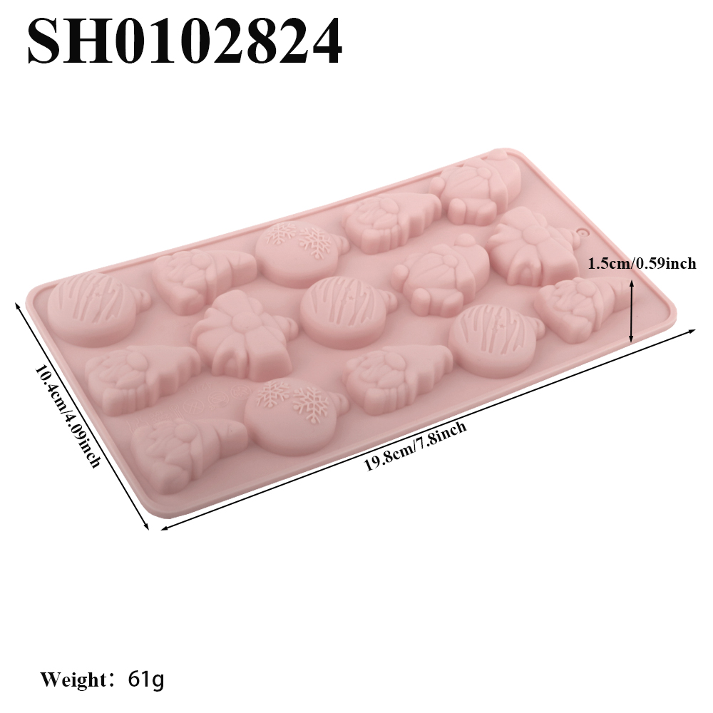 Christmas Element Silicone Cho - Kitchen Design For Baking 评论和价格