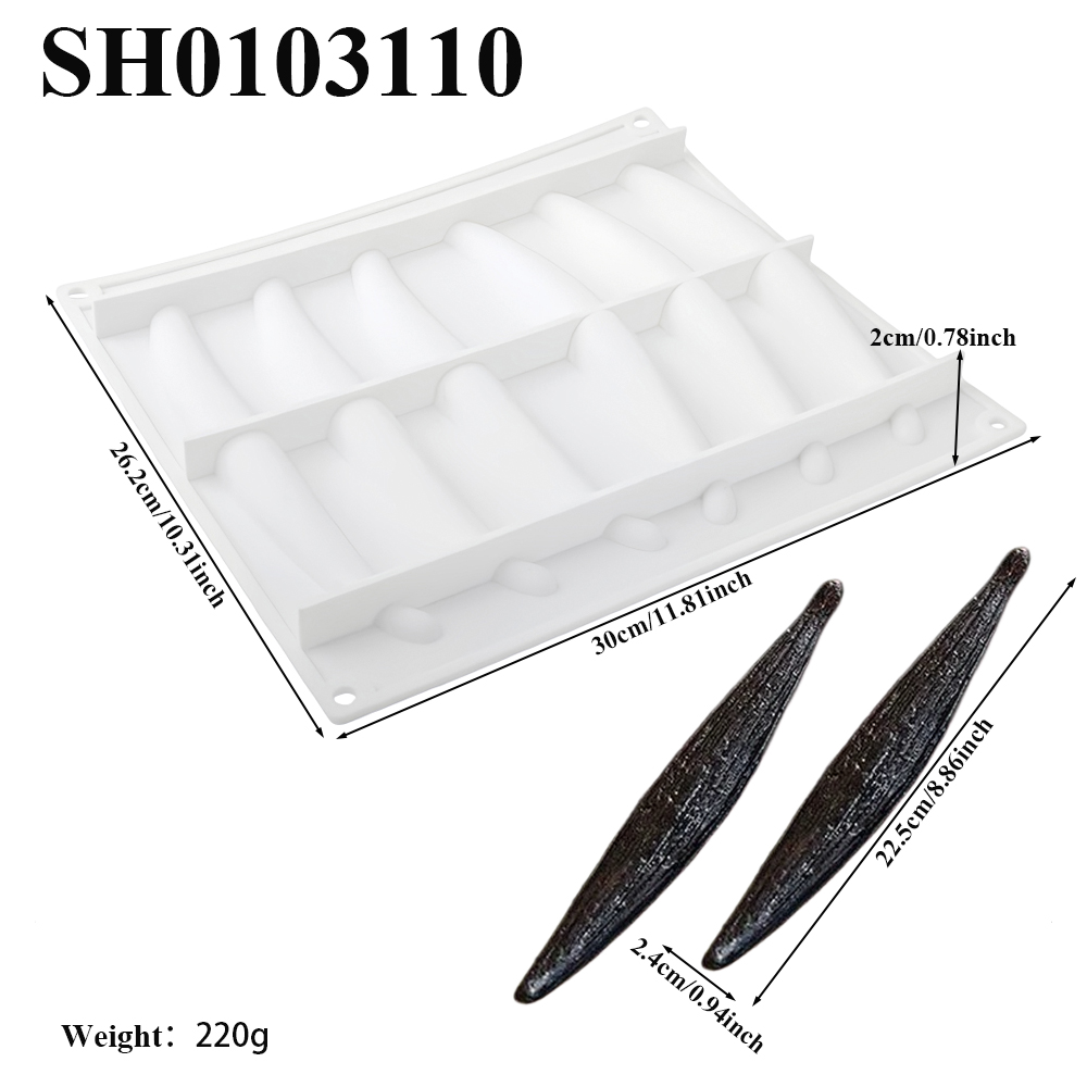 1 or 6 or 10-Cell Vanilla Pod  - Kitchen Design For Baking 评论和价格
