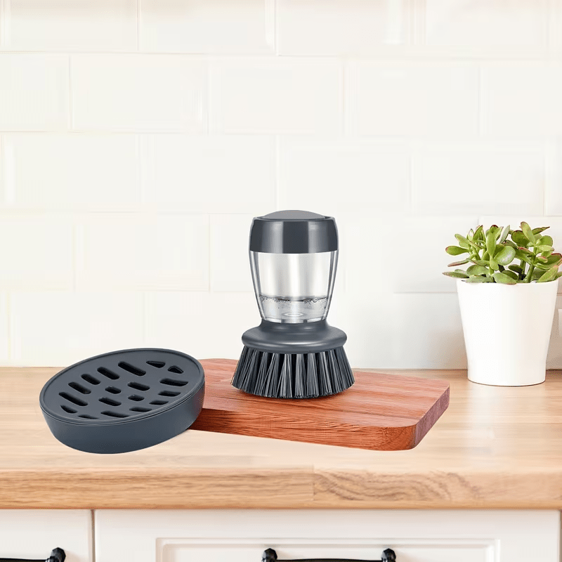 Dishwashing Brush With Soap Di - Kitchen Baking Pan Organizer 评论和价格