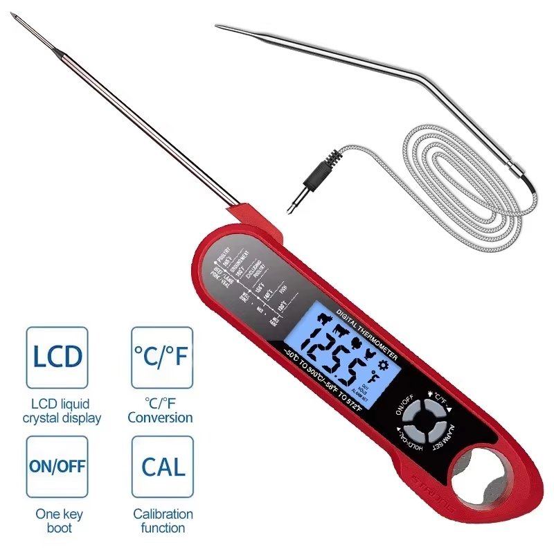 Meat Thermometer Dual-Probe Di - Kitchen Equipment For Baking 评论和价格