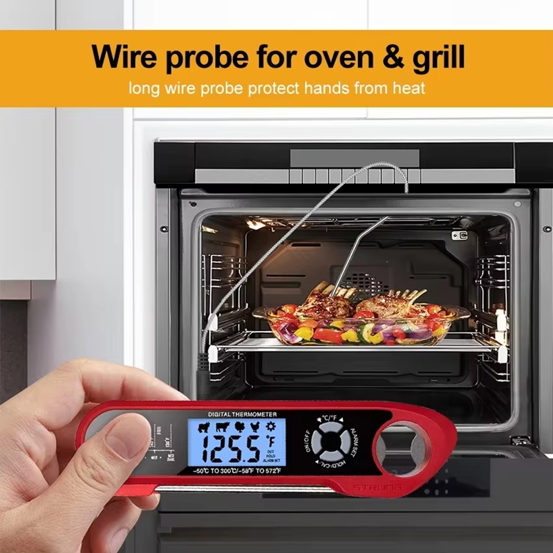 Meat Thermometer Dual-Probe Di - Kitchen Equipment For Baking 评论和价格