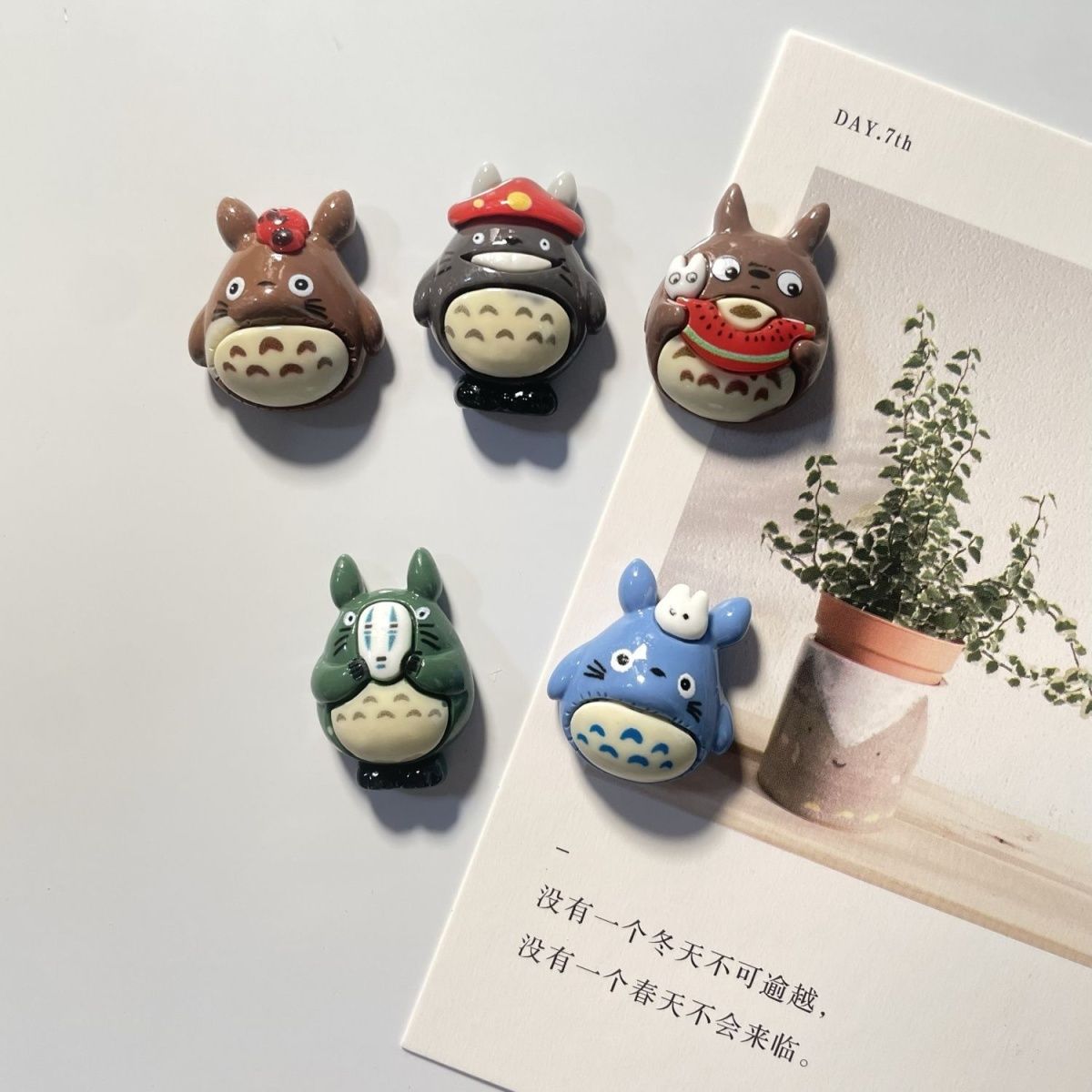 Totoro Anime Resin Fridge Magn - Kitchen Baking Storage 评论和价格