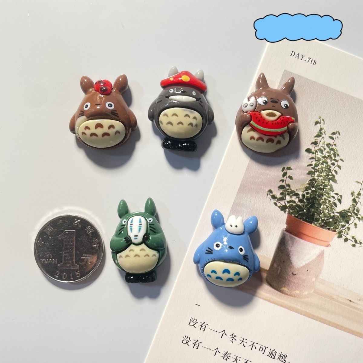 Totoro Anime Resin Fridge Magn - Kitchen Baking Storage 评论和价格