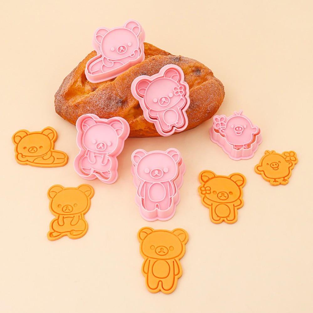 Cookie Cutters Cartoon Bear Bi - Kitchen Equipment For Baking 评论和价格